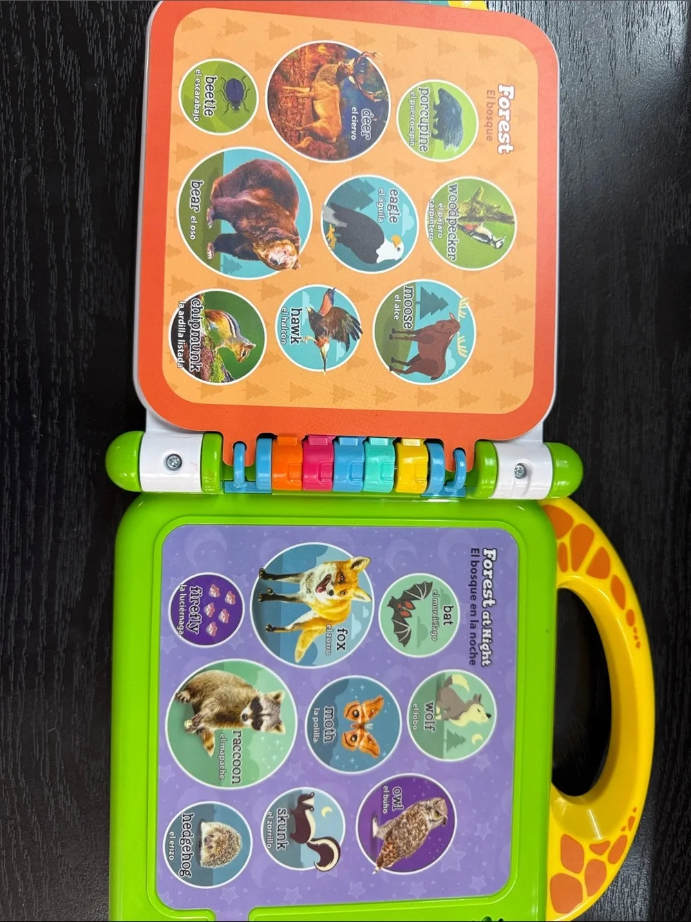 LeapFrog 100 Animals Book - Yellow & Green Interactive Learning Toy